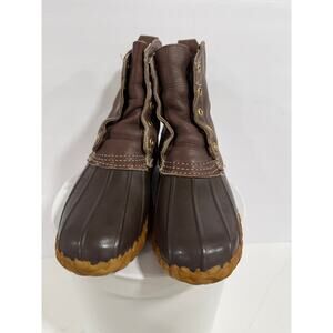 Vintage L.L.Bean Maine Hunting Shoe Duck Boots Mens 8 Made in USA Freeport Maine